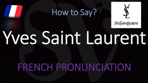 how to pronounce dior brand|yves saint laurent pronunciation french.